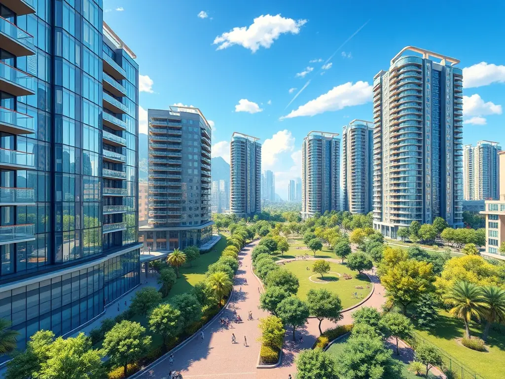 A trendy duplex in East Austin with colorful murals and a vibrant, community-focused atmosphere.